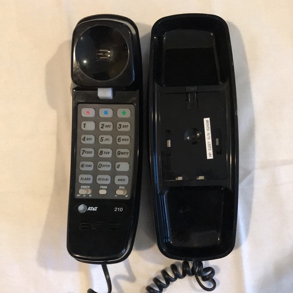 🚦AT&T 210M Trimline Corded Phone black - Picture 4 of 8